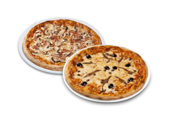2 Pizzas Moyennes au choix.